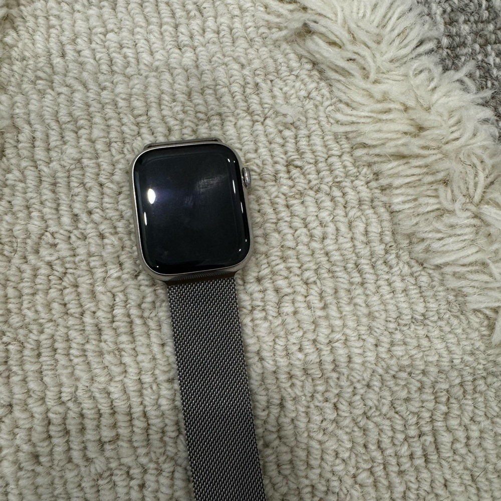Silver Stainless Steel Series 7 size 45mm, with Milanese band